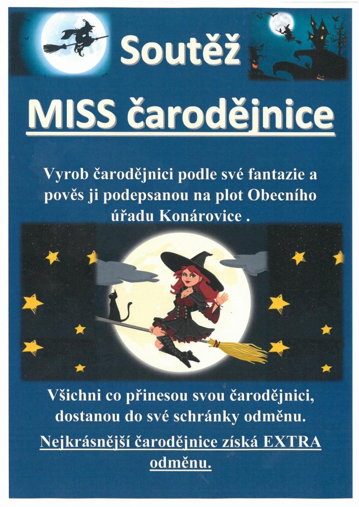 Soutěž MISS čarodějnice