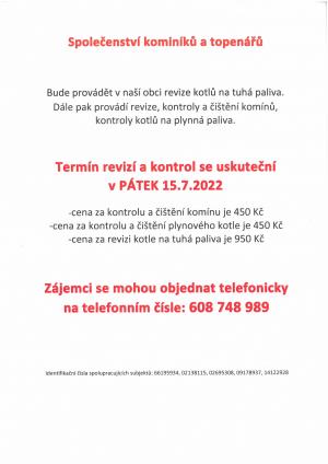 Revize kotlů na tuhá paliva - Společenství kominíků a topenářů