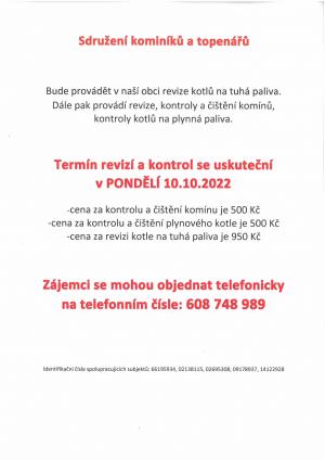 Sdružení kominíků a topenářů nabídka služeb