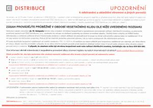 Upozornění- k odstranění a okleštění stromoví a jiných porostů