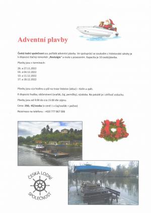 Adventní plavby - Česká lodní společnost