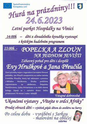 Hurá na prázdniny - letní parket Hospůdky na Vinici 24.6.2023