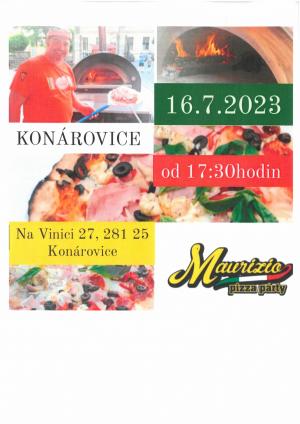 Pizzař Maurizio přijede v neděli 16.7.2023 od 17:30 v Hospůdce na Vinici