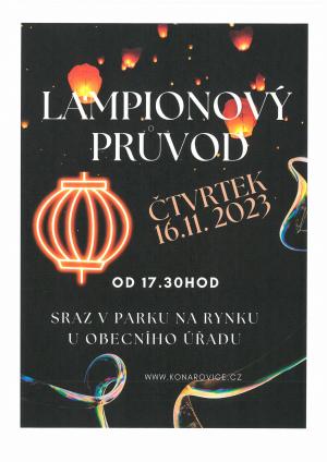 Lampionový průvod 16.11.2023