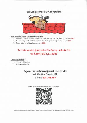  Firma Sdružení kominíků a topenářů 2.11.2023