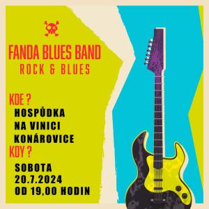 Fanda Blues Band 20.7.2024 od 19:00 hod.