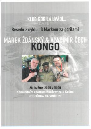 Klub Gorila - Beseda z cyklu s Markem za gorilami 28.5.2025