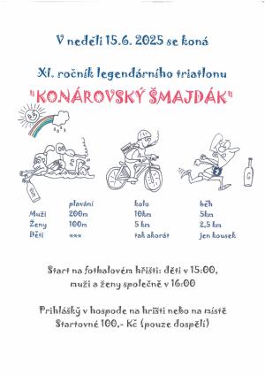 Konárovský šmajdák 15.6.2025